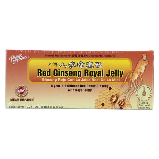 Prince Of Peace Red Ginseng - Royal Jelly - 10 Cc - 30 Count