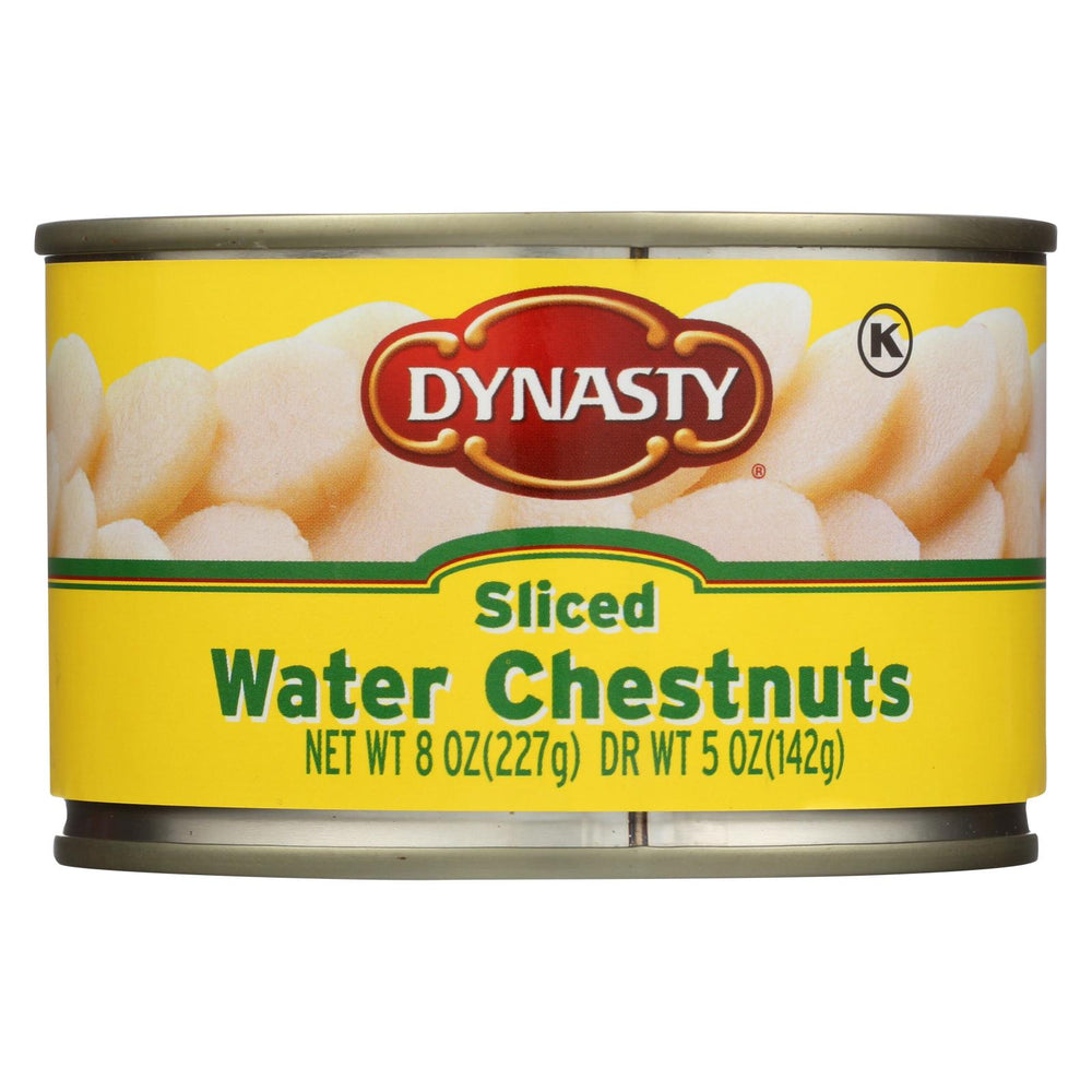 Dynasty Water Chestnuts - Sliced - Case Of 12 - 8 Oz.