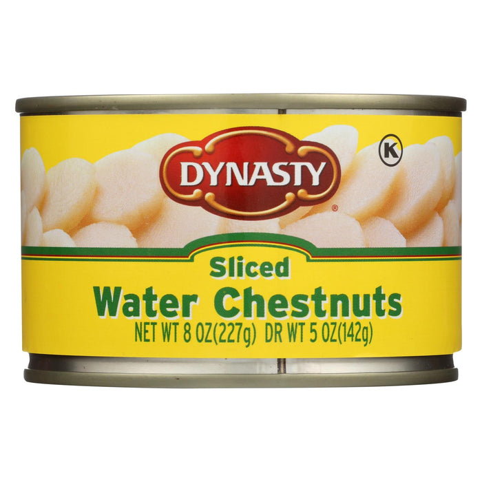 Dynasty Water Chestnuts - Sliced - Case Of 12 - 8 Oz.
