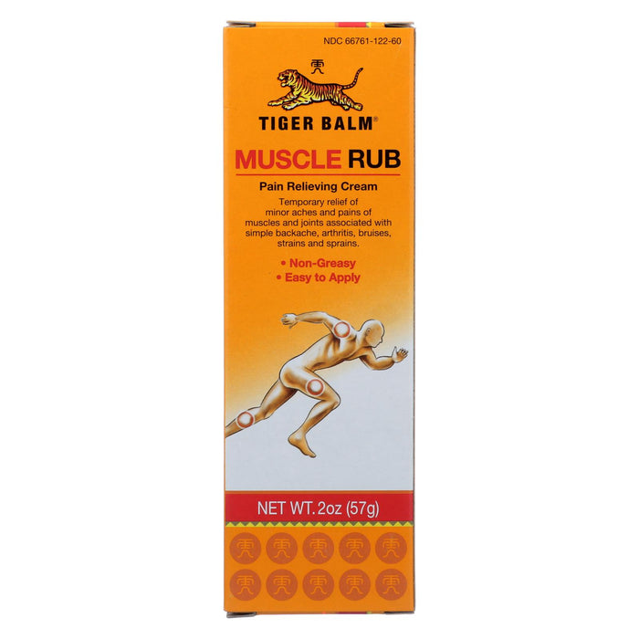Tiger Balm Fast Relief Muscle Rub Topical Analgesic Cream - 2 Oz
