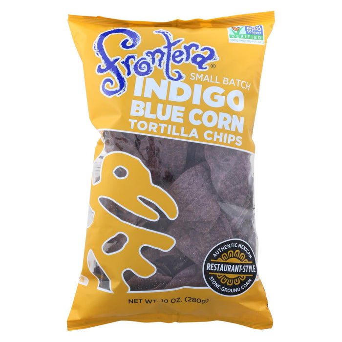 Frontera Foods Tortilla Chip - Blue Corn - Case Of 12 - 10 Oz