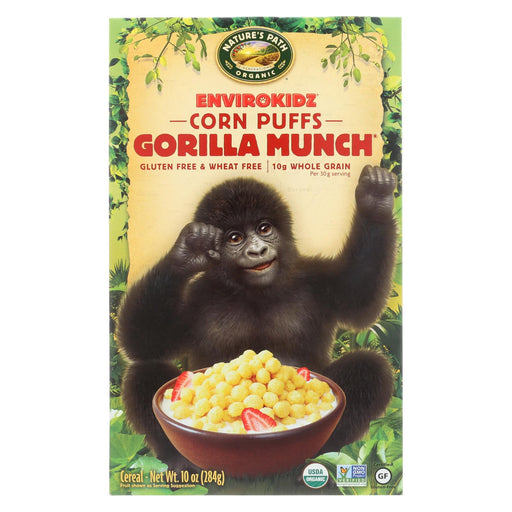 Envirokidz Organic Corn Puff - Gorilla Munch - Case Of 12 - 10 Oz.