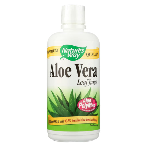 Nature's Way Organic Aloe Vera Whole Leaf Juice - 33.8 Fl Oz