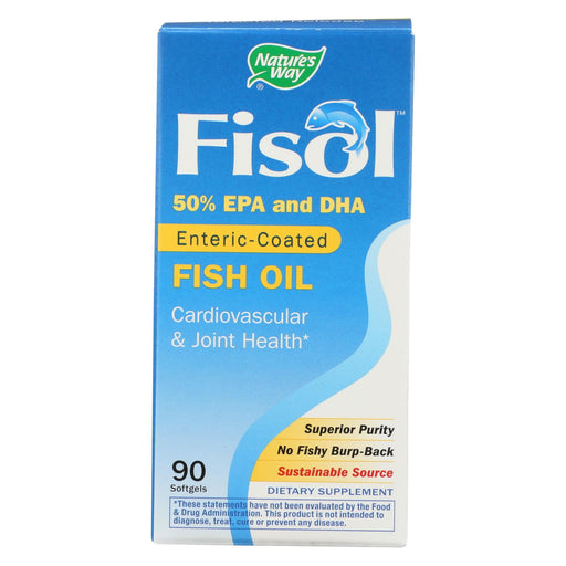 Nature's Way Fisol Fish Oil - 90 Softgels