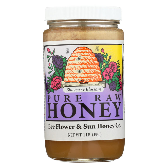 Bee Flower And Sun Honey - Blueberry Blossom - Case Of 12 - 1 Lb.