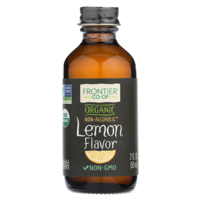 Frontier Herb Lemon Flavor - Organic - 2 Oz