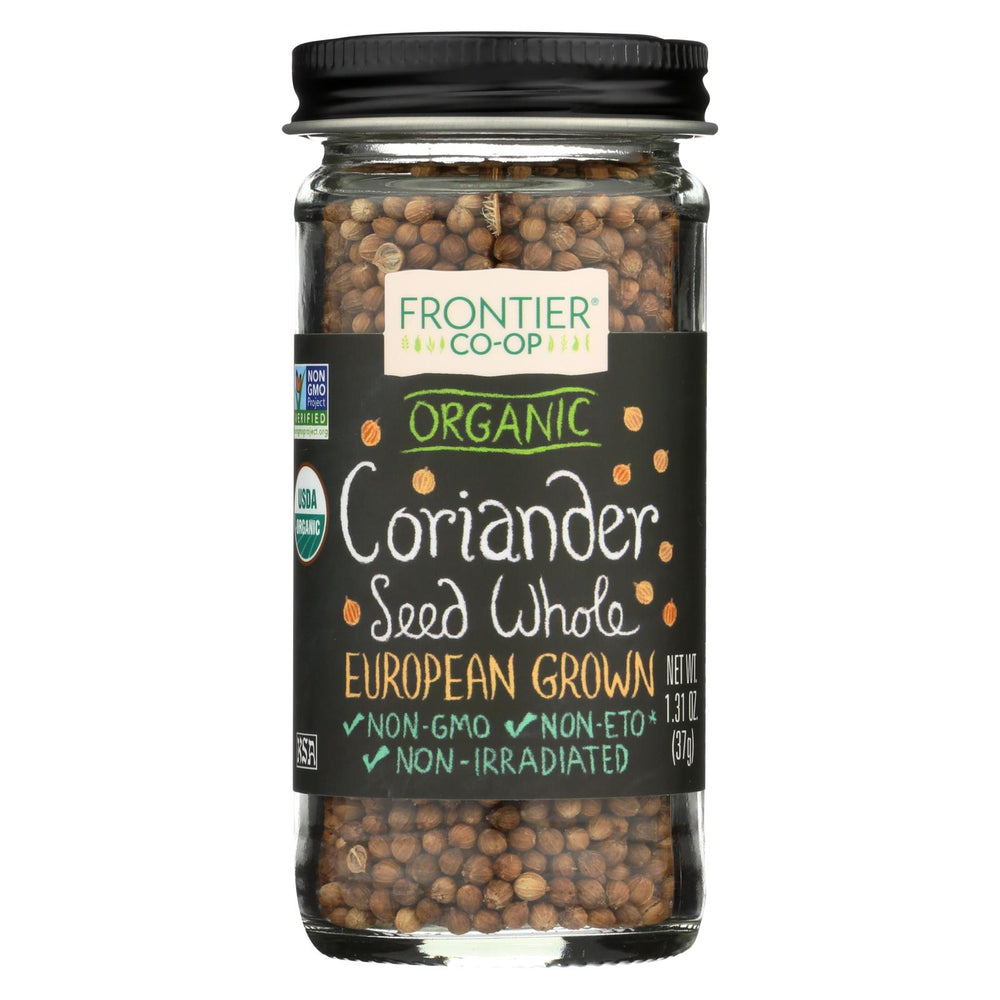 Frontier Herb Coriander Seed - Organic - Whole - 1.31 Oz