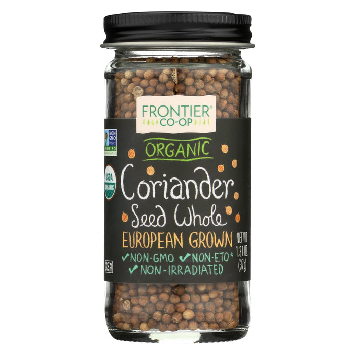 Frontier Herb Coriander Seed - Organic - Whole - 1.31 Oz