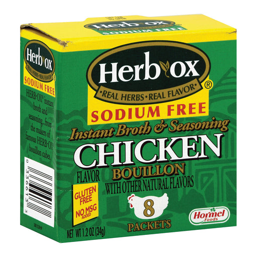 Herb-ox Boullion - Chicken - Low Sodium - Case Of 12 - 8 Count