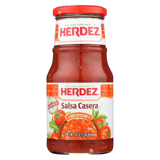 Herdez Salsa - Casera Medium - Case Of 12 - 16 Oz.