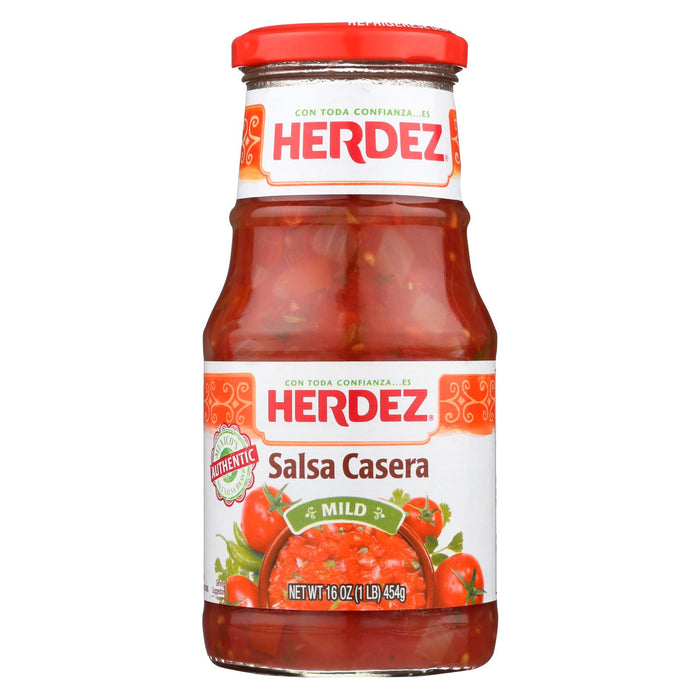 Herdez Salsa - Casera Medium - Case Of 12 - 16 Oz.