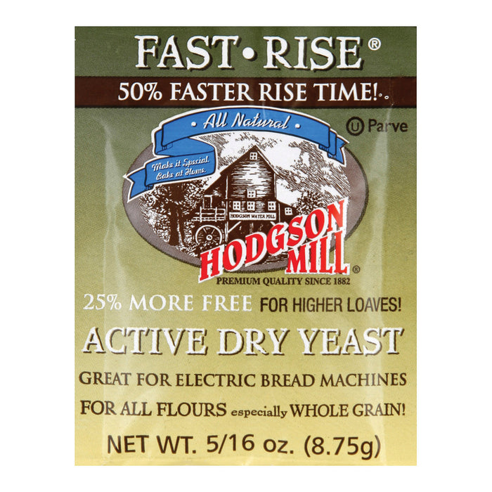 Hodgson Mills Baking - Yeast - Fast Rise - Case Of 48 - .35 Oz