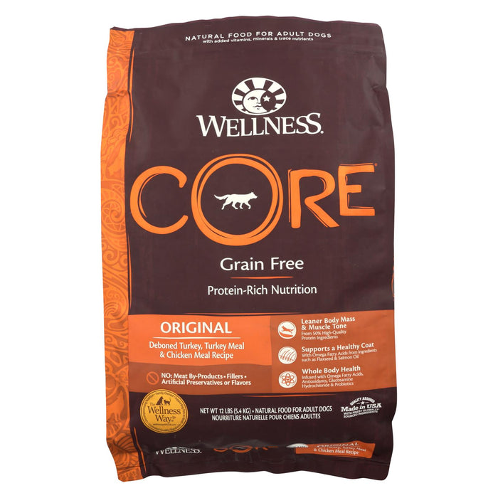 Wellness Dog Food - Core Dry Formula Original - 12 Lb.