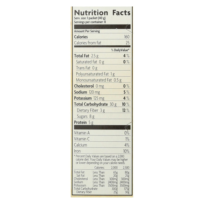Nature's Path Organic Optimum Power Flax Cereal - Blueberry Cinnamon - Case Of 6 - 11.2 Oz.