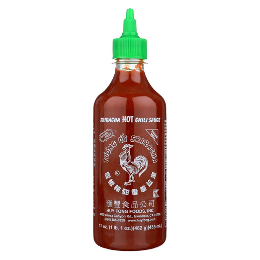 Huy Fong Hot Chili Sauce - Sriracha - Case Of 12 - 17 Oz.
