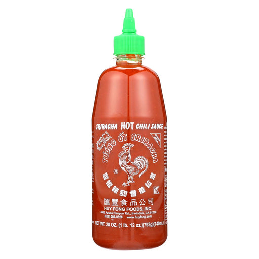 Huy Fong Hot Chili Sauce - Sriracha - Case Of 12 - 28 Oz.