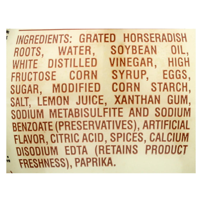 Inglehoffer Cream Style Horseradish - Case Of 12 - 3.75 Oz.