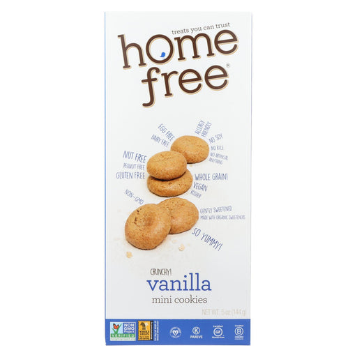Homefree Gluten Free Vanilla Mini Cookies - 5 Oz - Case Of 6