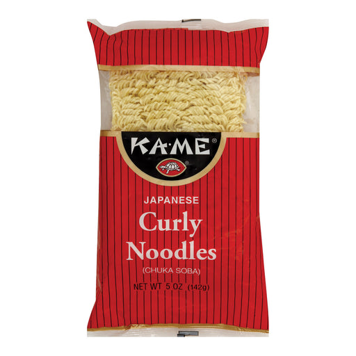 Ka'me Japanese Curly Noodles - Case Of 12 - 5 Oz.