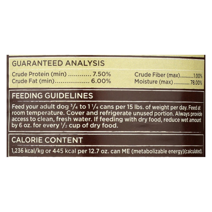 Castor And Pollux Organic Grain Free Dog Food - Turkey And Vegetables - Case Of 12 - 12.7 Oz.