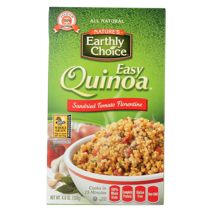 Nature's Earthly Choice Easy Quinoa - Tomato - Case Of 6 - 4.8 Oz.