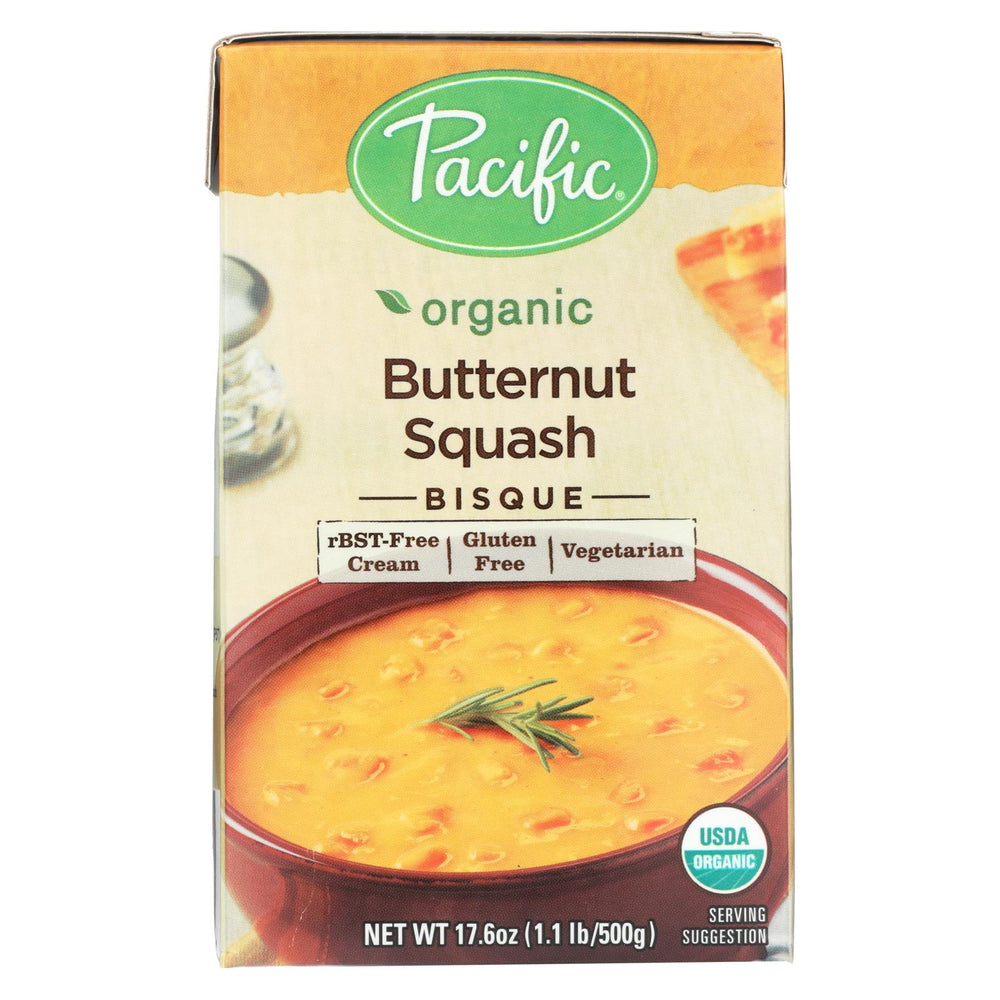 Pacific Natural Foods Bisque - Butternut Squash - Case Of 12 - 17.6 Oz.
