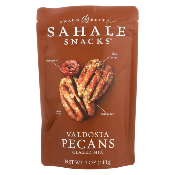 Sahale Snacks Valdosta Pecans Glazed - Mix - Case Of 6 - 4 Oz.