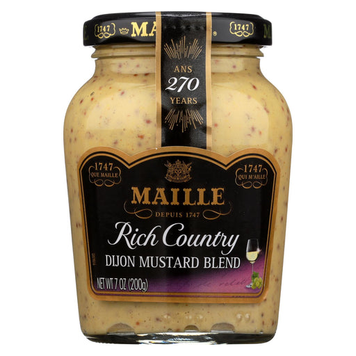 Maille Rich Country Dijon Mustard - Case Of 6 - 7 Oz.