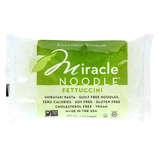 Miracle Noodle Pasta - Shirataki - Miracle Noodle - Fettuccini - 7 Oz - Case Of 6