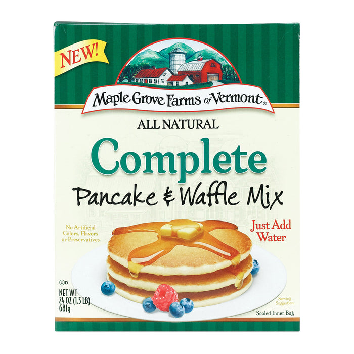 Maple Grove Farms Pancake And Waffle Mix - Case Of 6 - 24 Oz.
