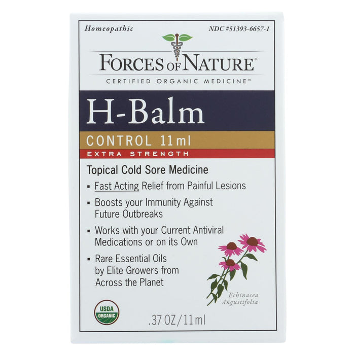 Forces Of Nature Organic H-balm Daily Control - Extra Strength - 11 Ml