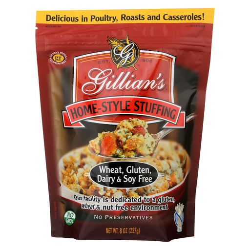 Gillian's Food Home Style Stuffing - Gluten Free - Case Of 6 - 8 Oz.