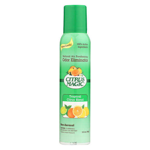 Citrus Magic Air Freshener - Tropical Citrus Blast - Case Of 6 - 3.5 Fl Oz