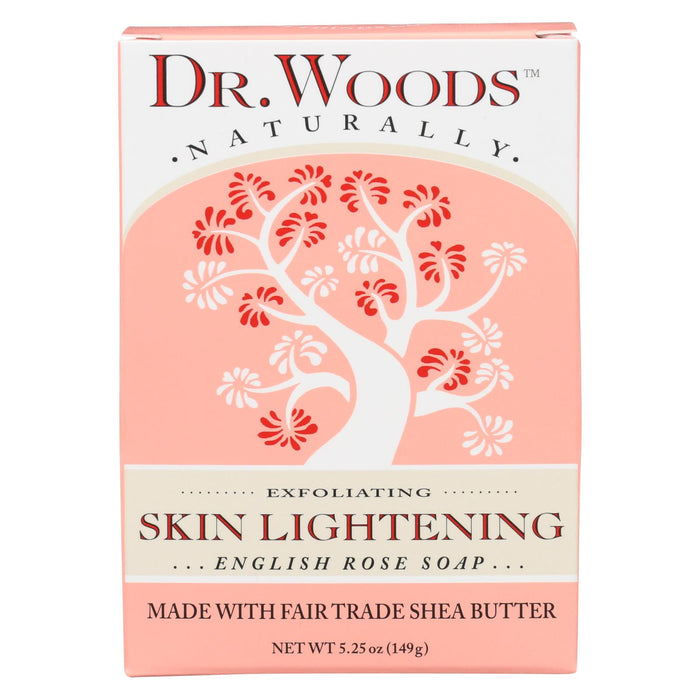 Dr. Woods Bar Soap Skin Lightening English Rose - 5.25 Oz