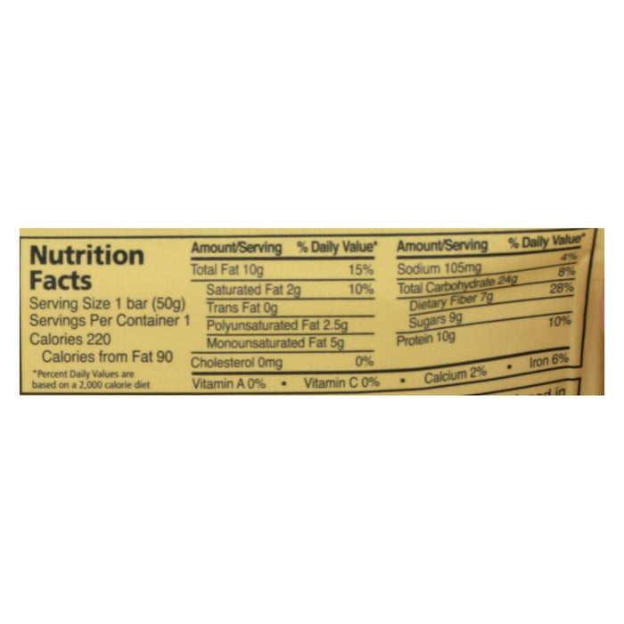 Zing Bars Nutrition Bar - Peanut Butter Chocolate Chip - 1.76 Oz Bars - Case Of 12