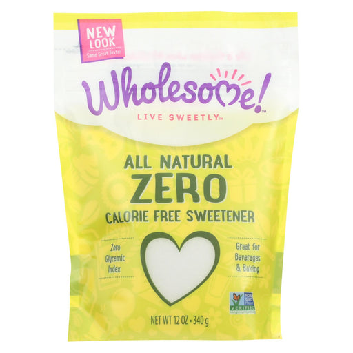 Wholesome Sweeteners Sweetener - All Natural - Calorie Free - Zero - Pouch - 12 Oz - Case Of 8