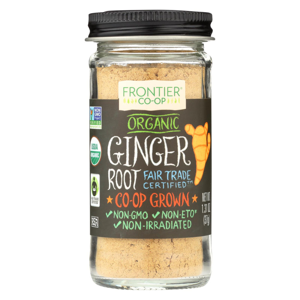 Frontier Herb Ginger Root Powder - Organic - Fair Trade Certified - Ground - 1.31 Oz