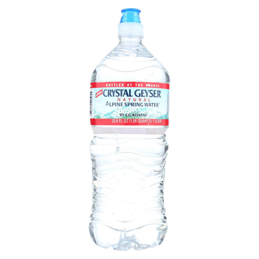 Crystal Geyser Alpine Spring Water - Case Of 15 - 33.8 Fl Oz.