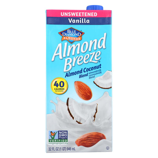 Almond Breeze Almondmilk Coconutmilk Blended - Vanilla Almond Coconut - Case Of 12 - 32 Fl Oz