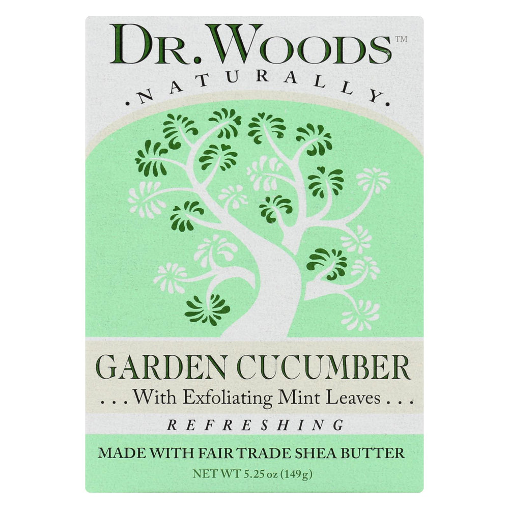 Dr. Woods Bar Soap Garden Cucumber - 5.25 Oz