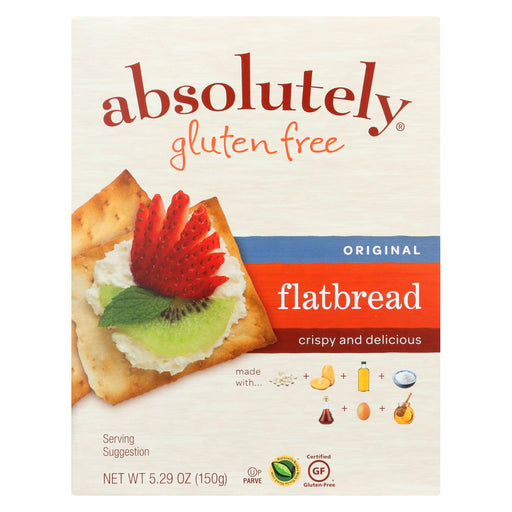 Absolutely Gluten Free Flatbread - Original - Case Of 12 - 5.29 Oz.