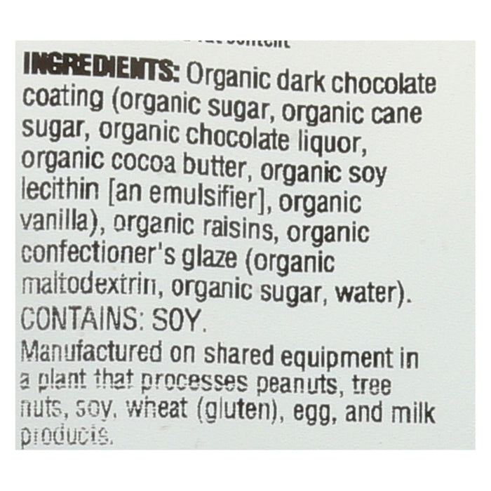 Woodstock Snacks - Organic - Dark Chocolate Raisins - 8.5 Oz - Case Of 8