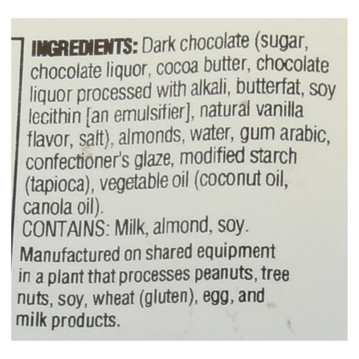 Woodstock Snacks - All Natural - Dark Chocolate Almonds - 8.5 Oz - Case Of 8