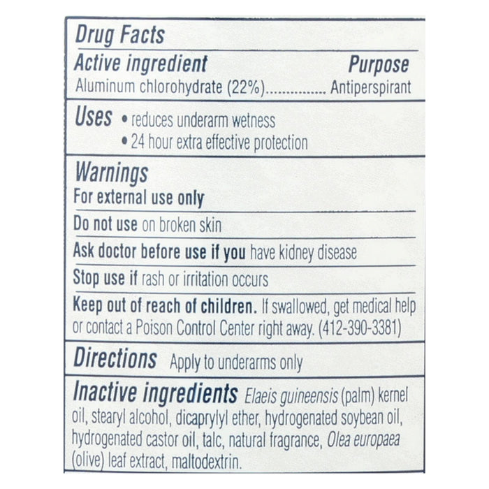 Tom's Of Maine Women's Antiperspirant Deodorant Natural Powder - 2.25 Oz - Case Of 6