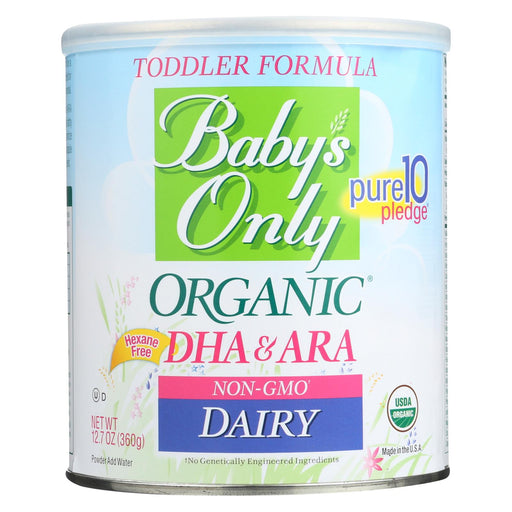 Babys Only Organic Toddler Formula - Organic - Dairy - Dha And Ara - 12.7 Oz - Case Of 6
