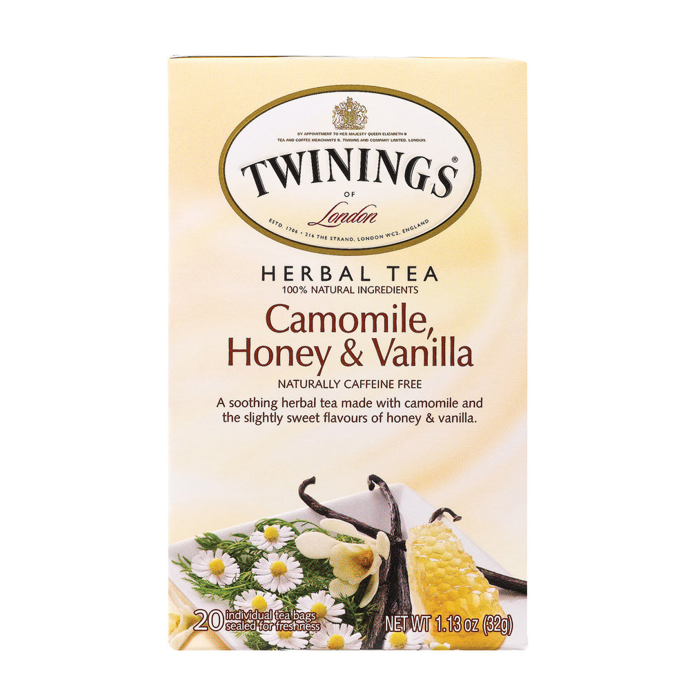 Twining's Tea Herbal Tea - Chamomile, Honey And Vanilla - Case Of 6 - 20 Bags