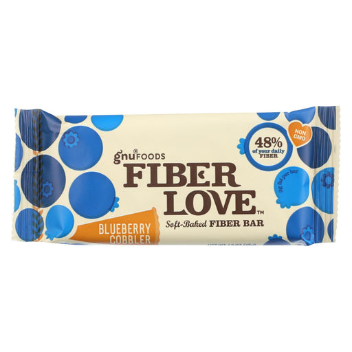 Nugo Nutrition Bar - Fiber Dlish - Blueberry Cobbler - 1.6 Oz Bars - Case Of 16