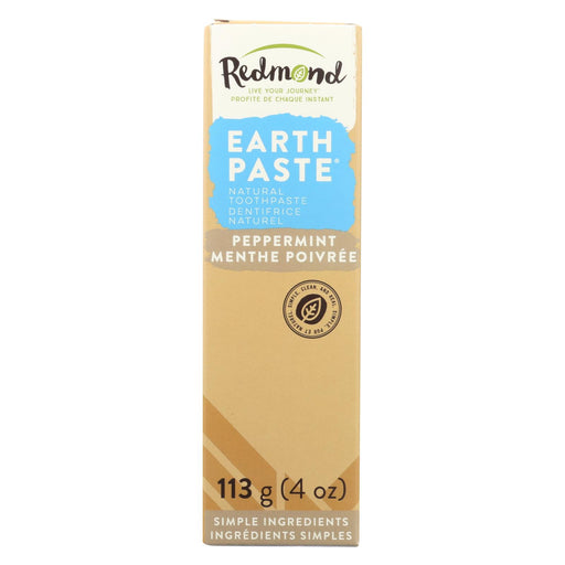 Redmond Trading Company Earthpaste Natural Toothpaste Peppermint - 4 Oz