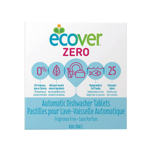Ecover Zero Automatic Dishwasher Tablets - Case Of 12 - 17.6 Oz.
