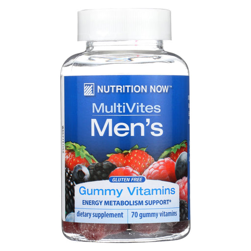 Nutrition Now Men's Gummy Vitamins Bold Fruit - 70 Gummies